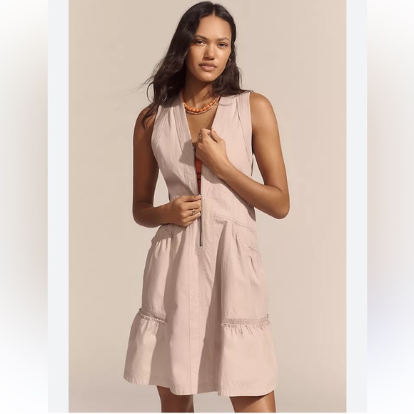 Anthropologie Daily Practice Trek Utility Mini Dress - Picture 2 of 13